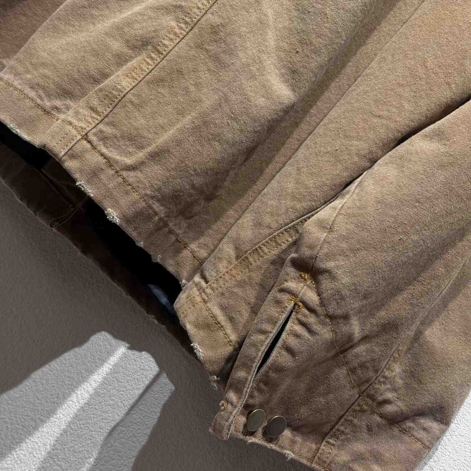 Prada Distressed Canvas Jacket - DopestKickz