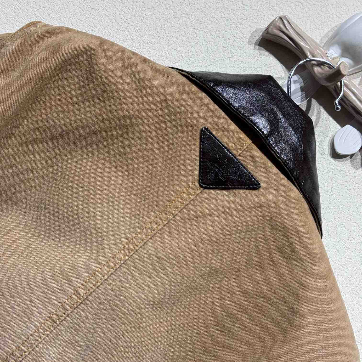 Prada Distressed Canvas Jacket - DopestKickz