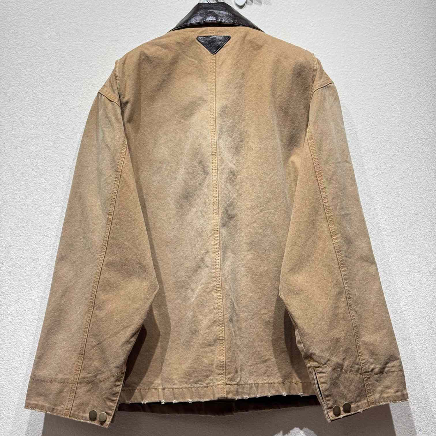 Prada Distressed Canvas Jacket - DopestKickz