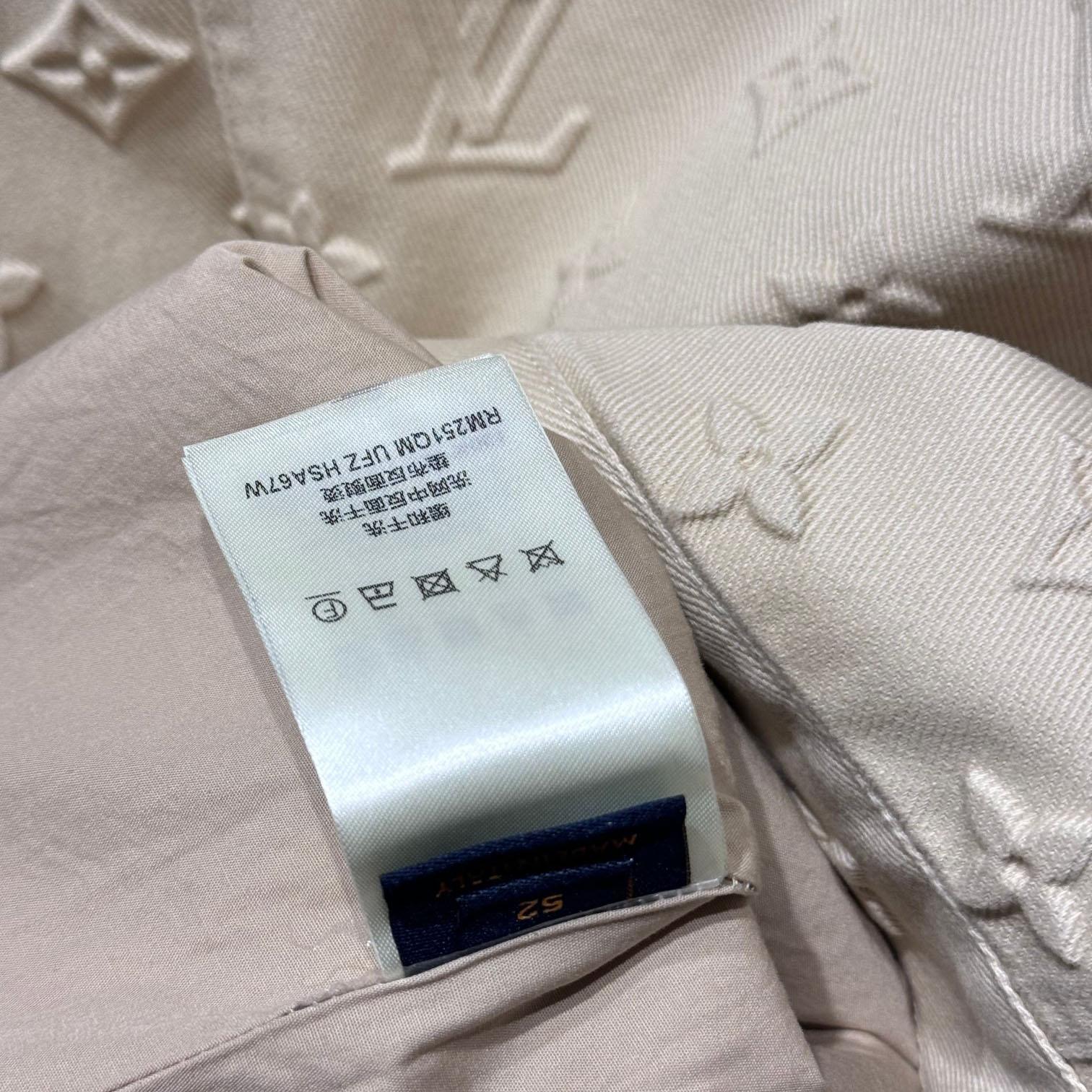 Louis Vuitton Monogram Embossed Overshirt    - DopestKickz