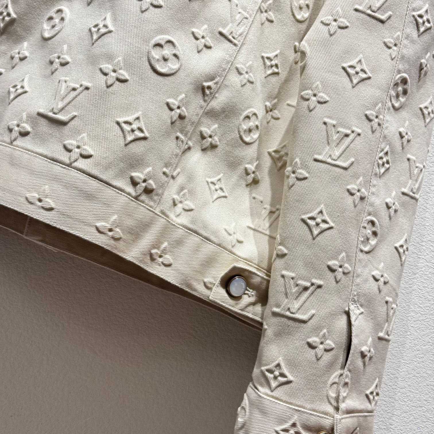 Louis Vuitton Monogram Embossed Overshirt    - DopestKickz
