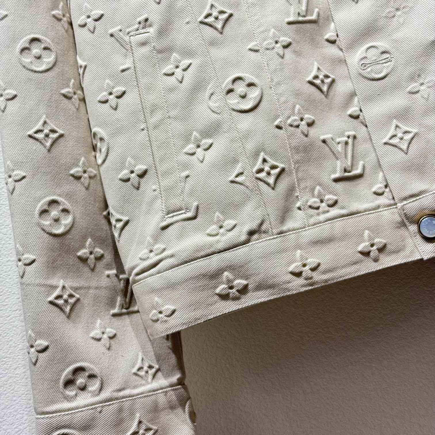 Louis Vuitton Monogram Embossed Overshirt    - DopestKickz