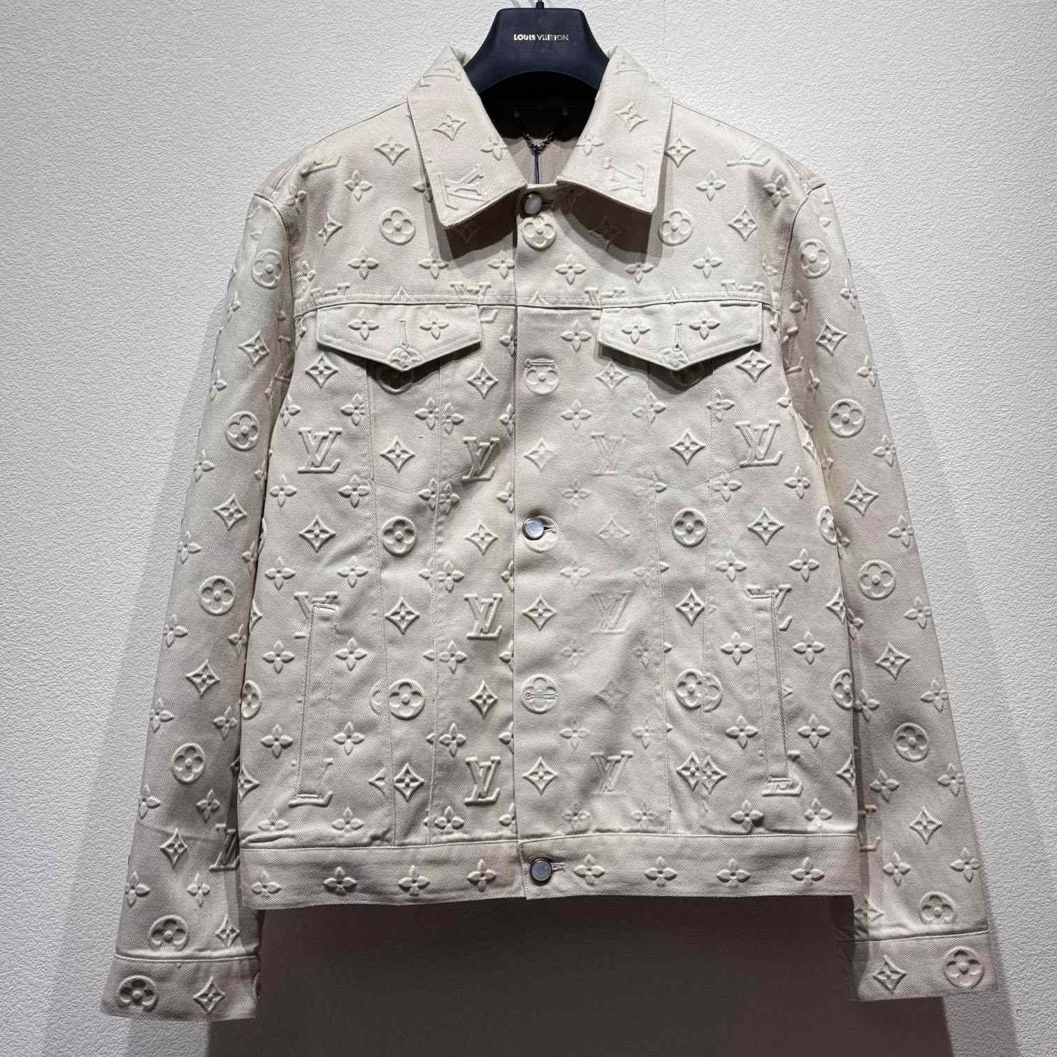 Louis Vuitton Monogram Embossed Overshirt    - DopestKickz