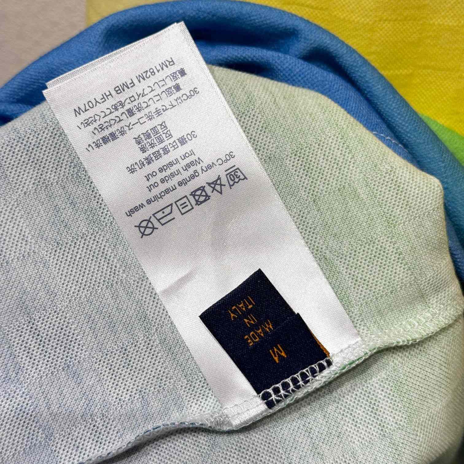 Louis Vuitton Damier Gradient Jacquard Cotton T-Shirt   - DopestKickz