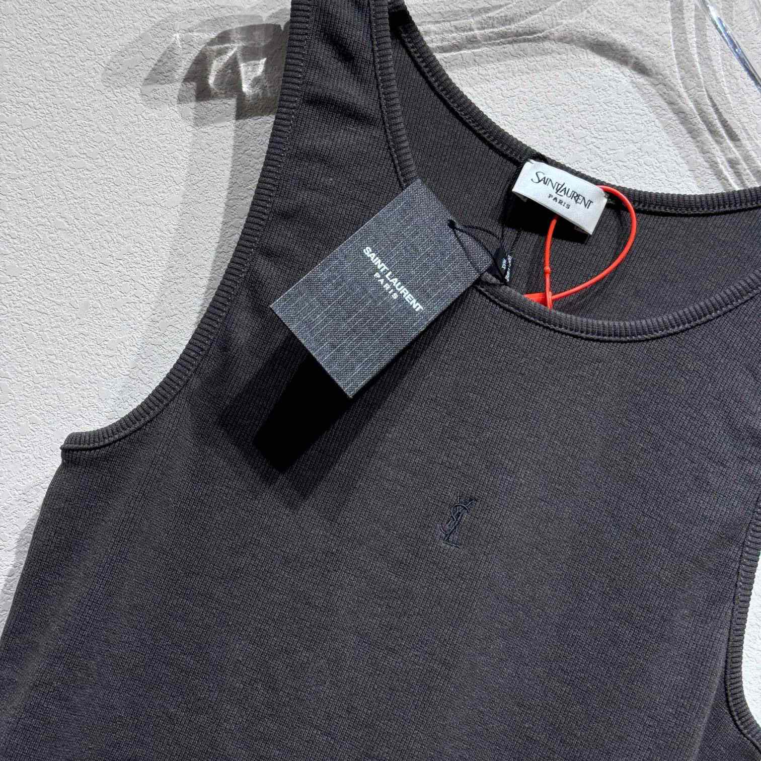 Saint Laurent Cassandre Tank Top - DopestKickz