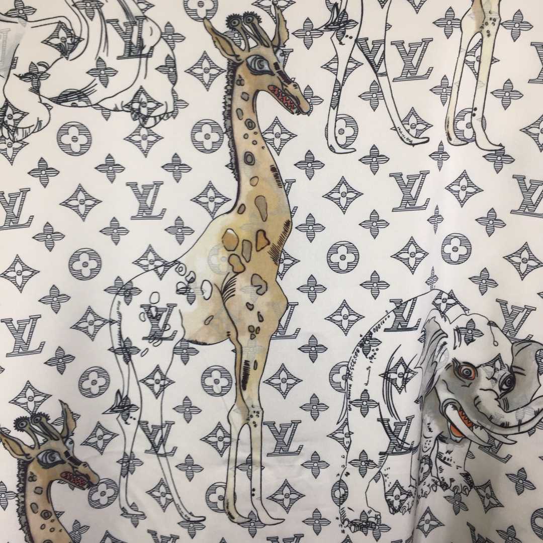 Louis Vuitton x Chapman Brothers Animals Silk Shirt - DopestKickz
