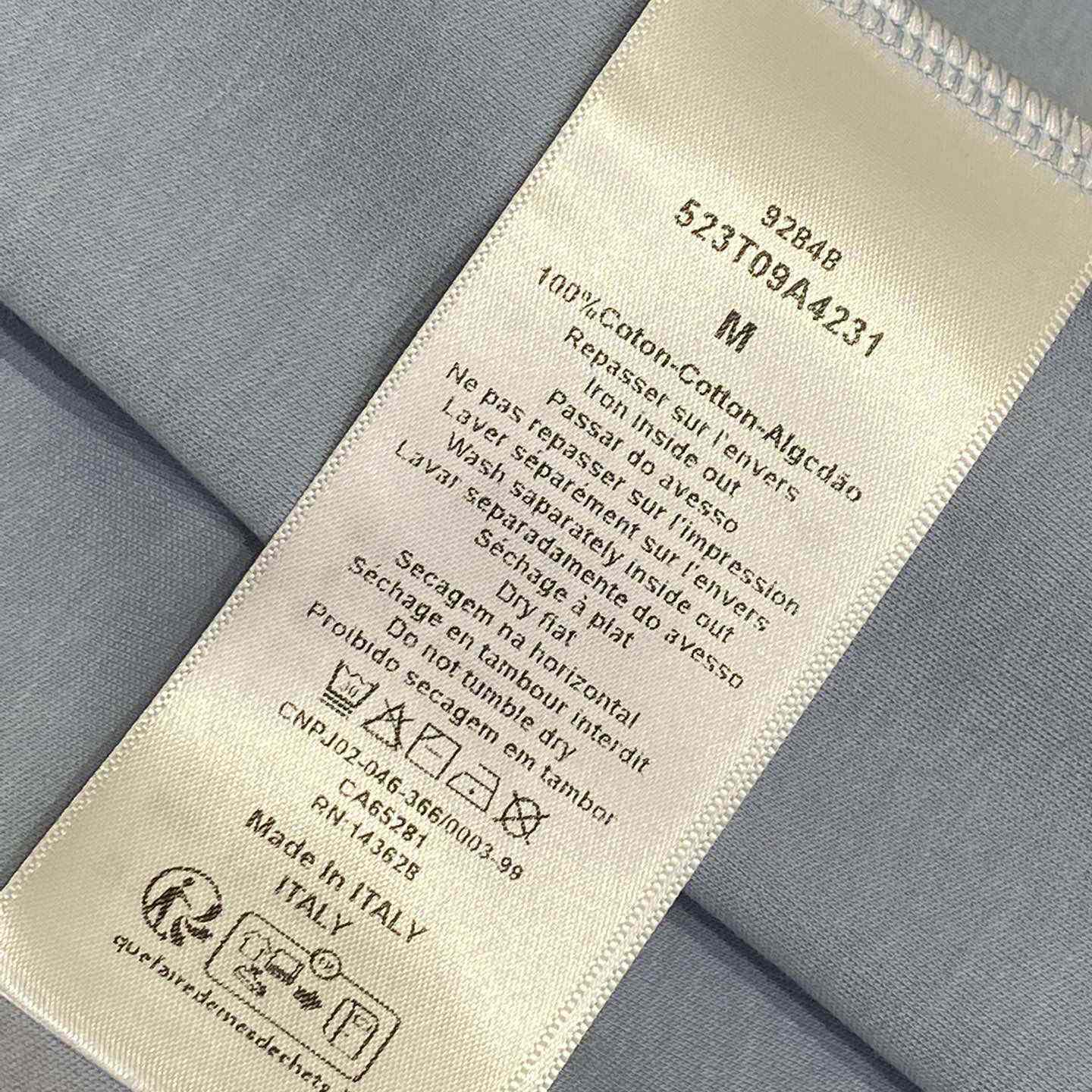 Dior Cotton Jersey With Signature - DopestKickz