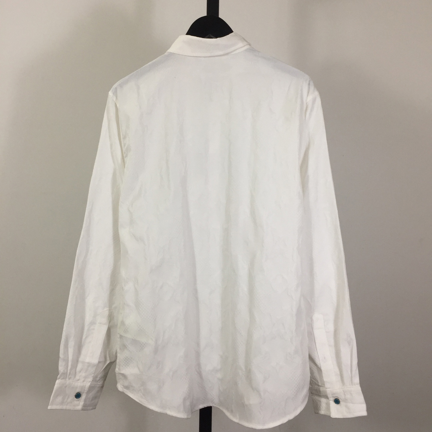 Louis Vuitton Long-Sleeved Jacquard Silk Shirt   1AFWRZ - DopestKickz