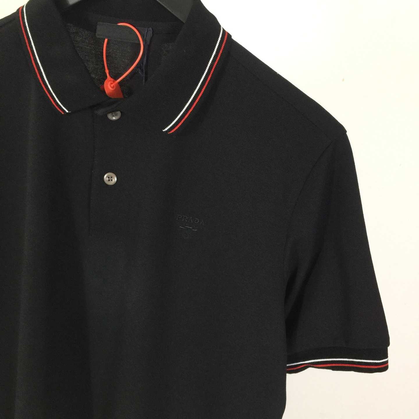 Prada Short-sleeved Piqué Polo Shirt - DopestKickz