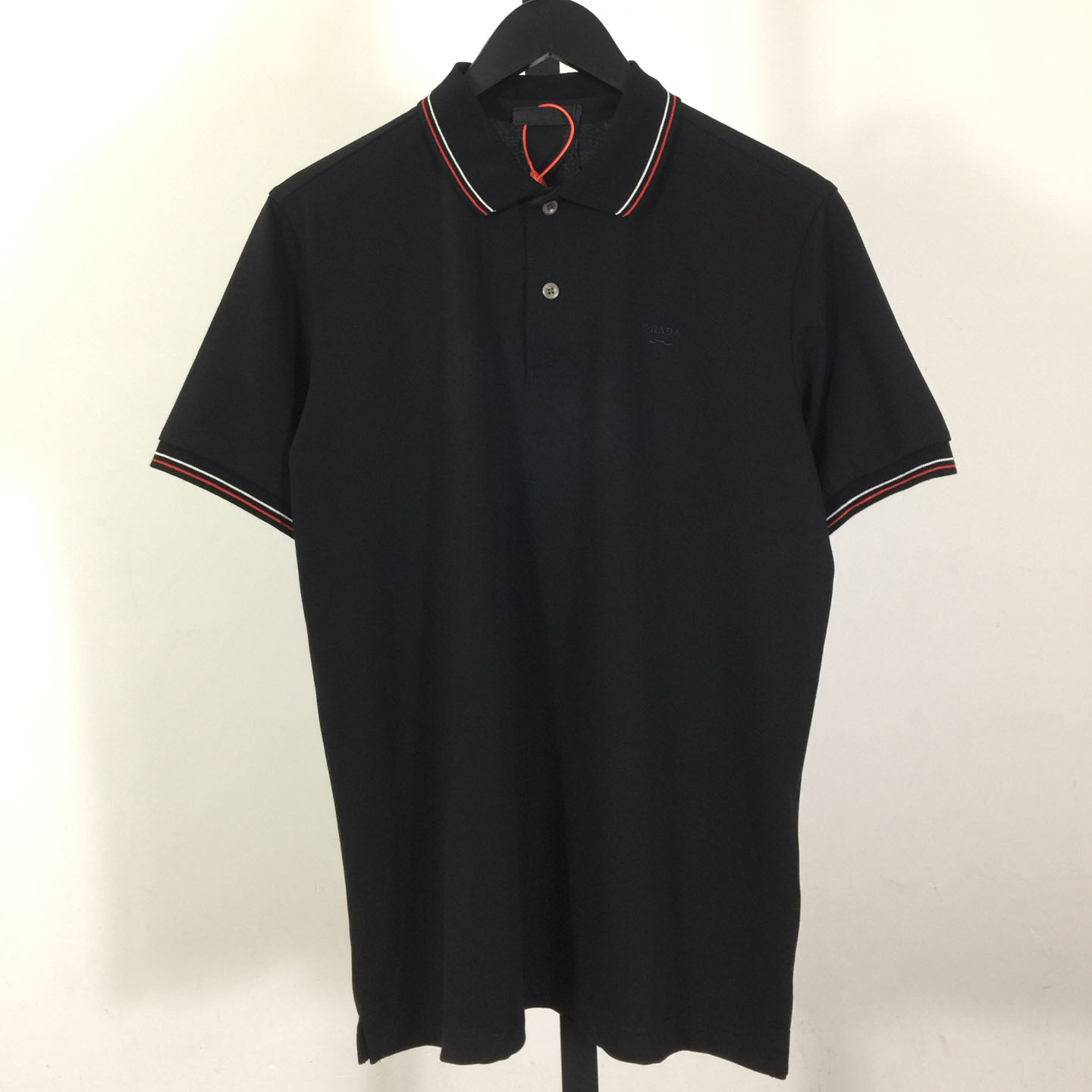 Prada Short-sleeved Piqué Polo Shirt - DopestKickz