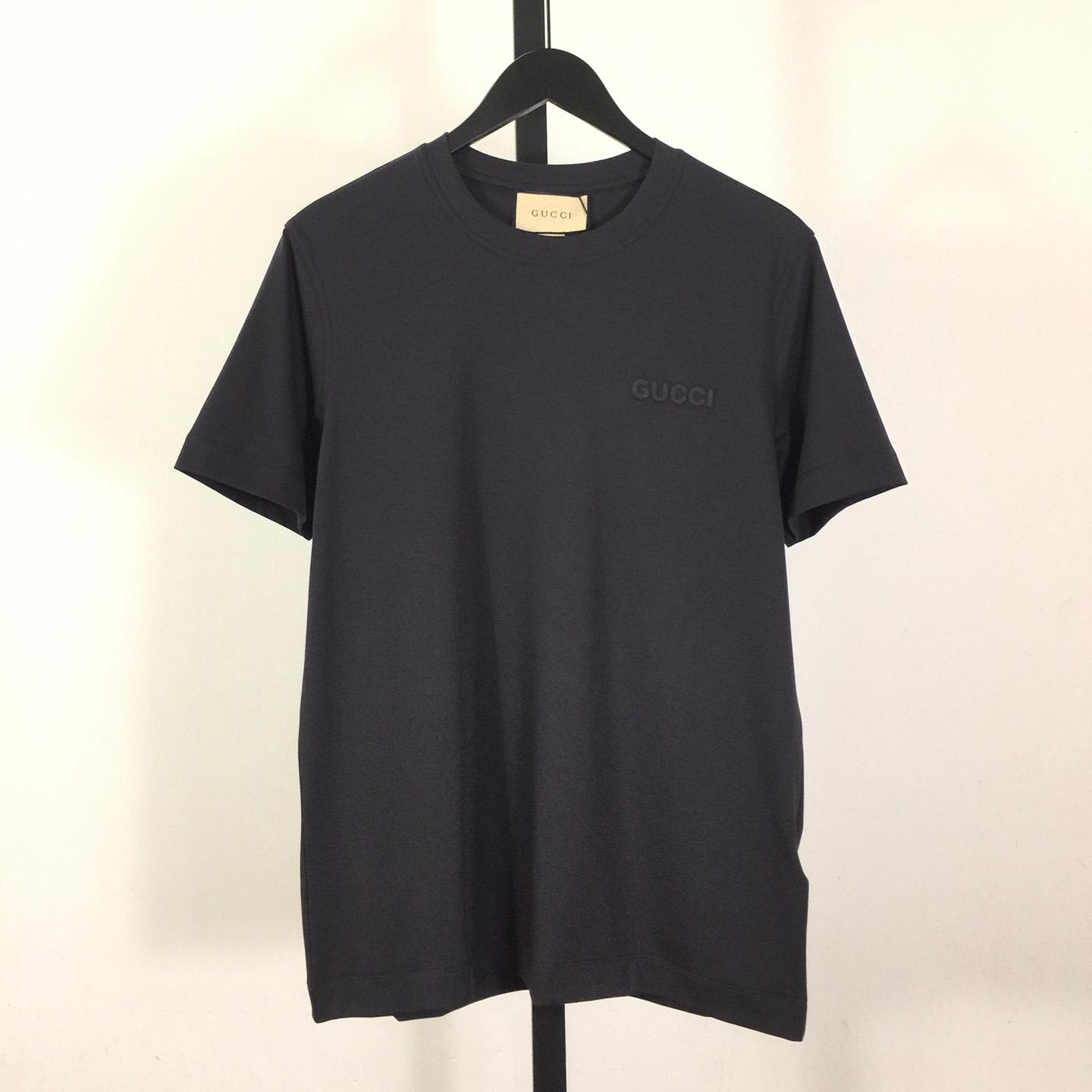 Gucci Cotton Jersey T-shirt With Embroidery - DopestKickz