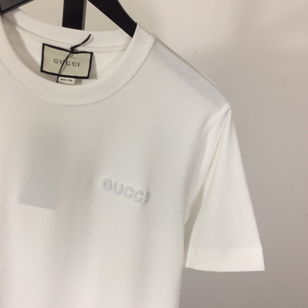 Gucci Cotton Jersey T-shirt With Embroidery - DopestKickz