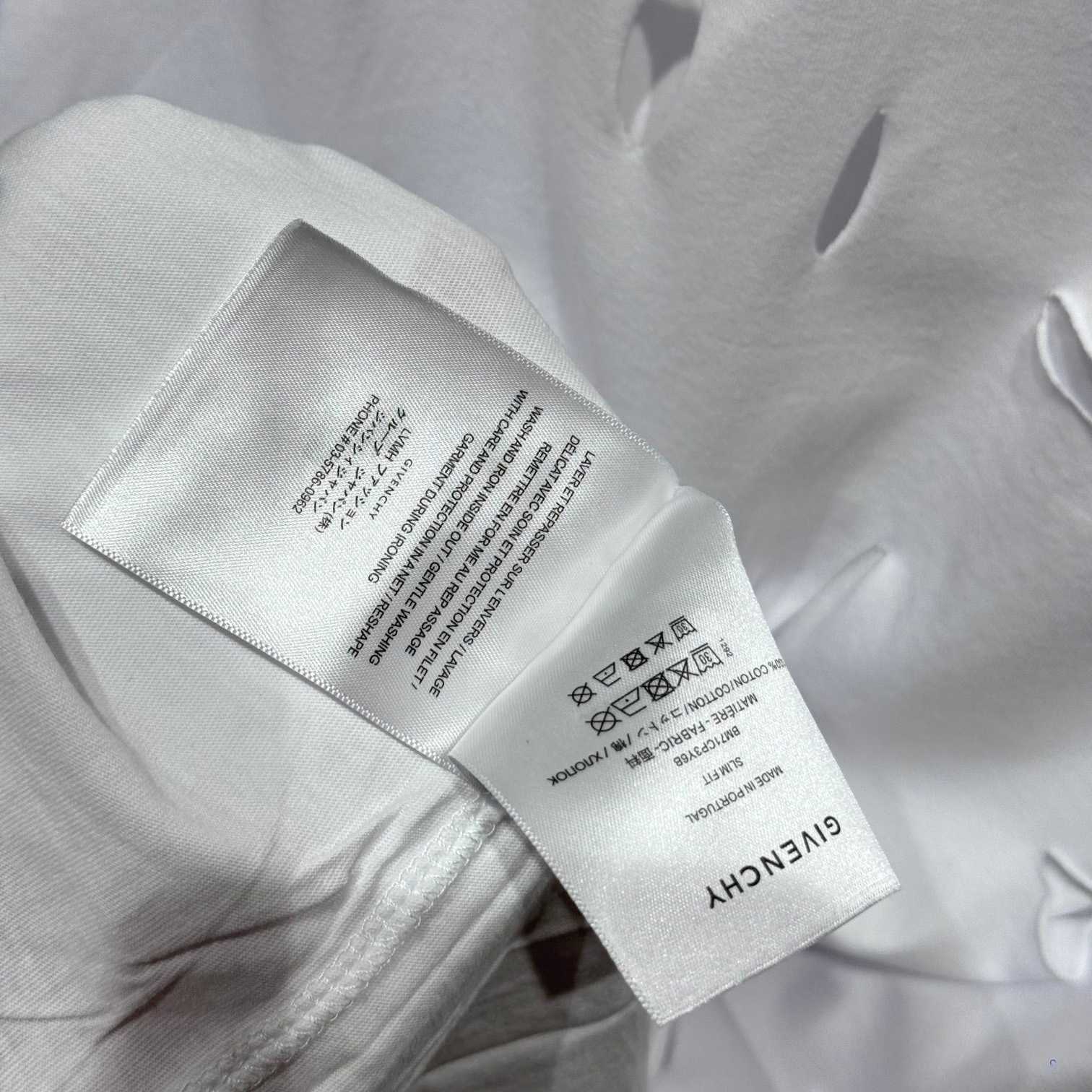 Givenchy White Destroyed T-Shirt  - DopestKickz