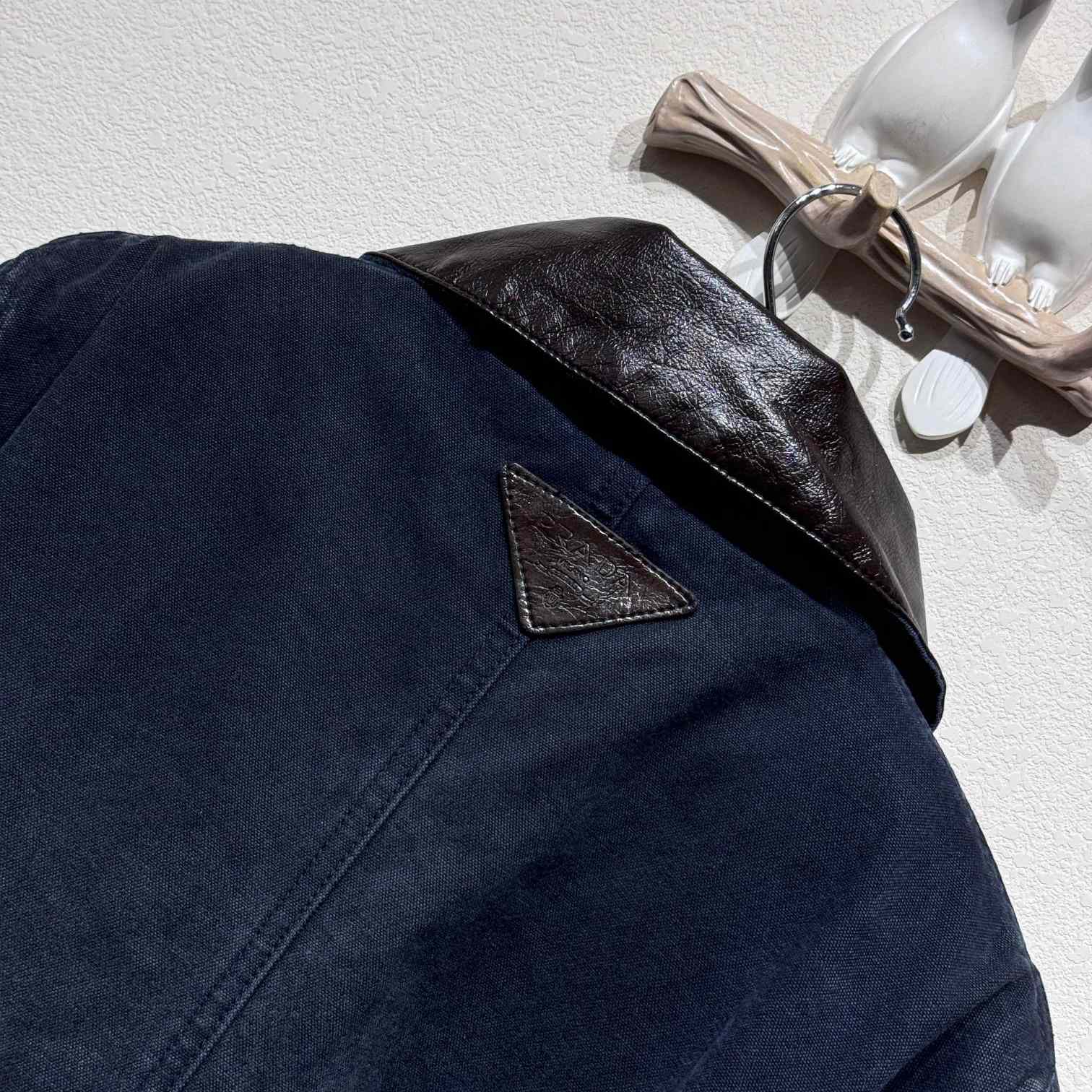 Prada Distressed Canvas Jacket - DopestKickz