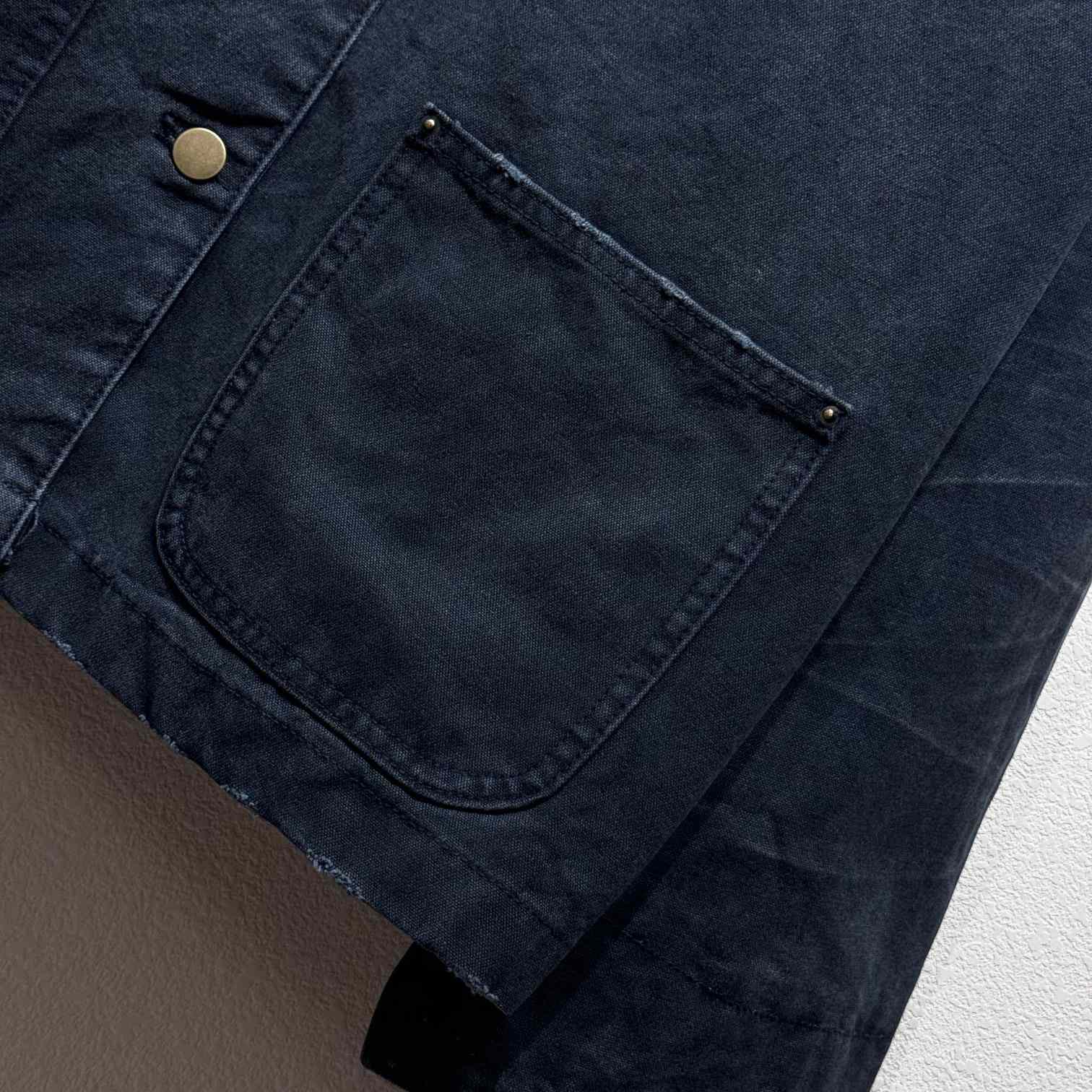 Prada Distressed Canvas Jacket - DopestKickz