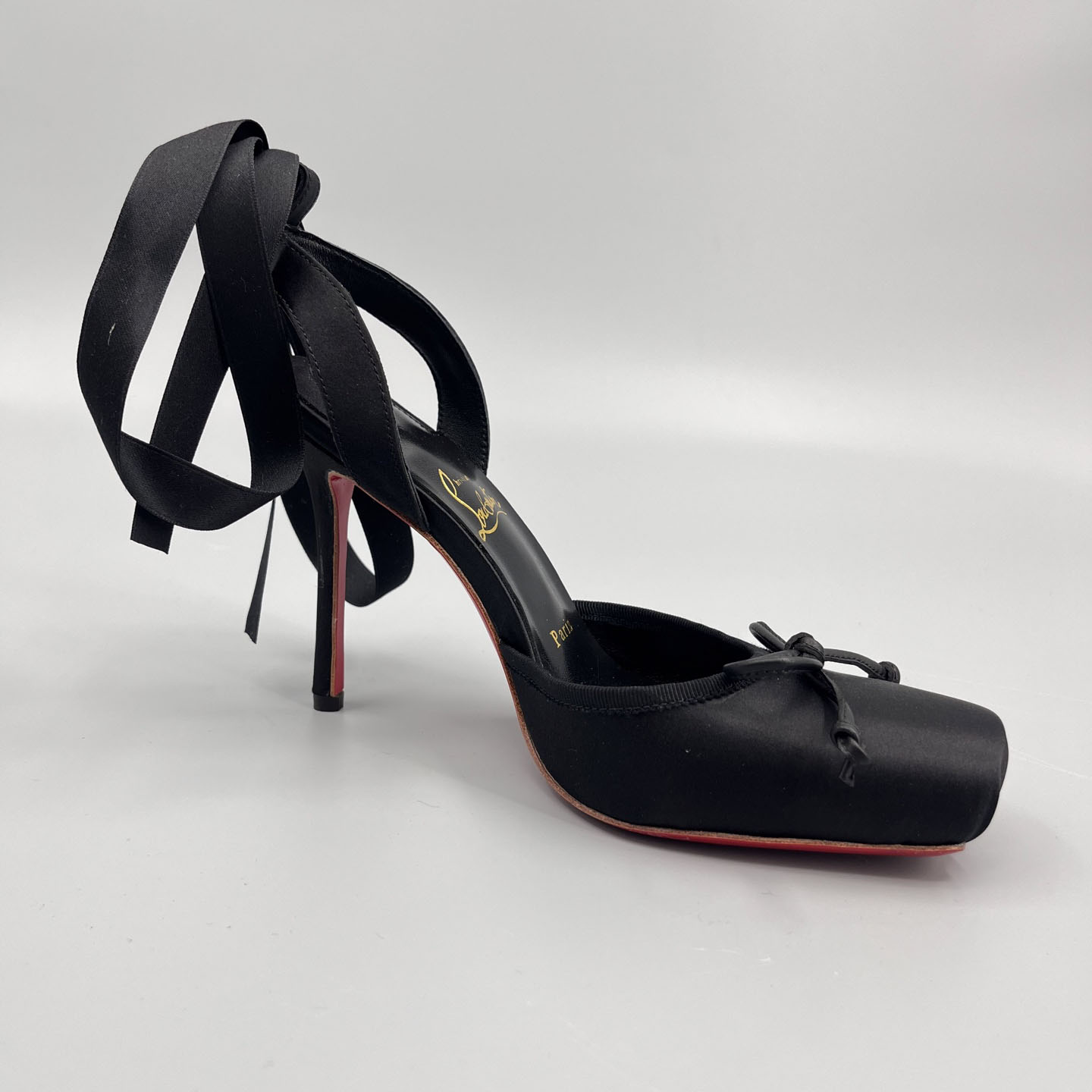 Christian Louboutin Cassia Lace-Up Slingback Pumps - DopestKickz