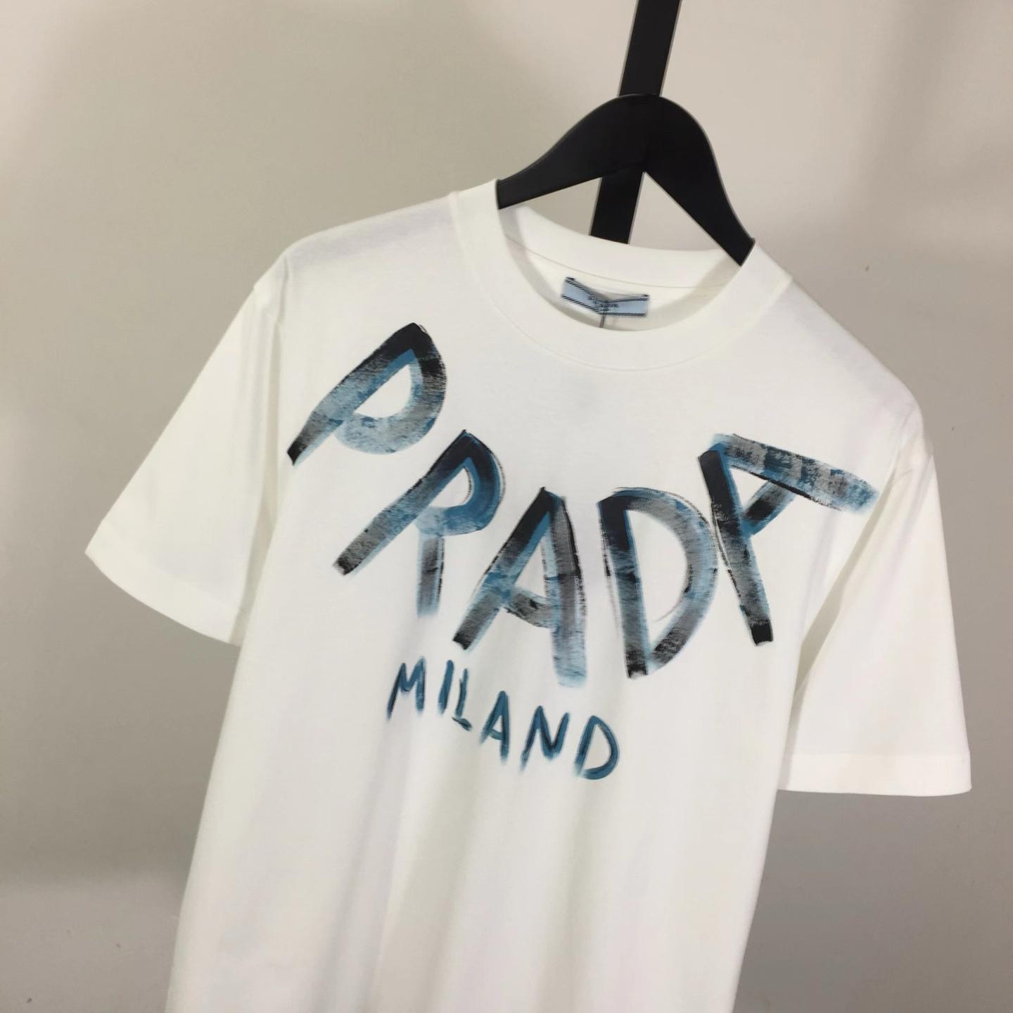 Prada Cotton T-Shirt - DopestKickz