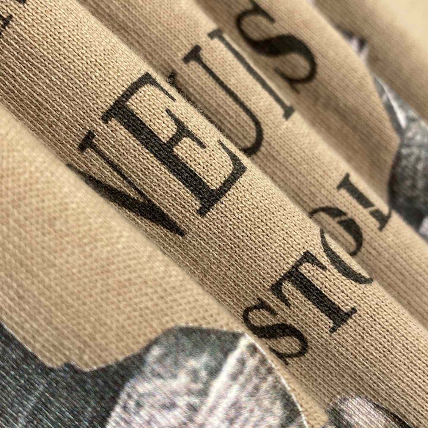 Acne Studios Beige Layered Print T-shirt - DopestKickz