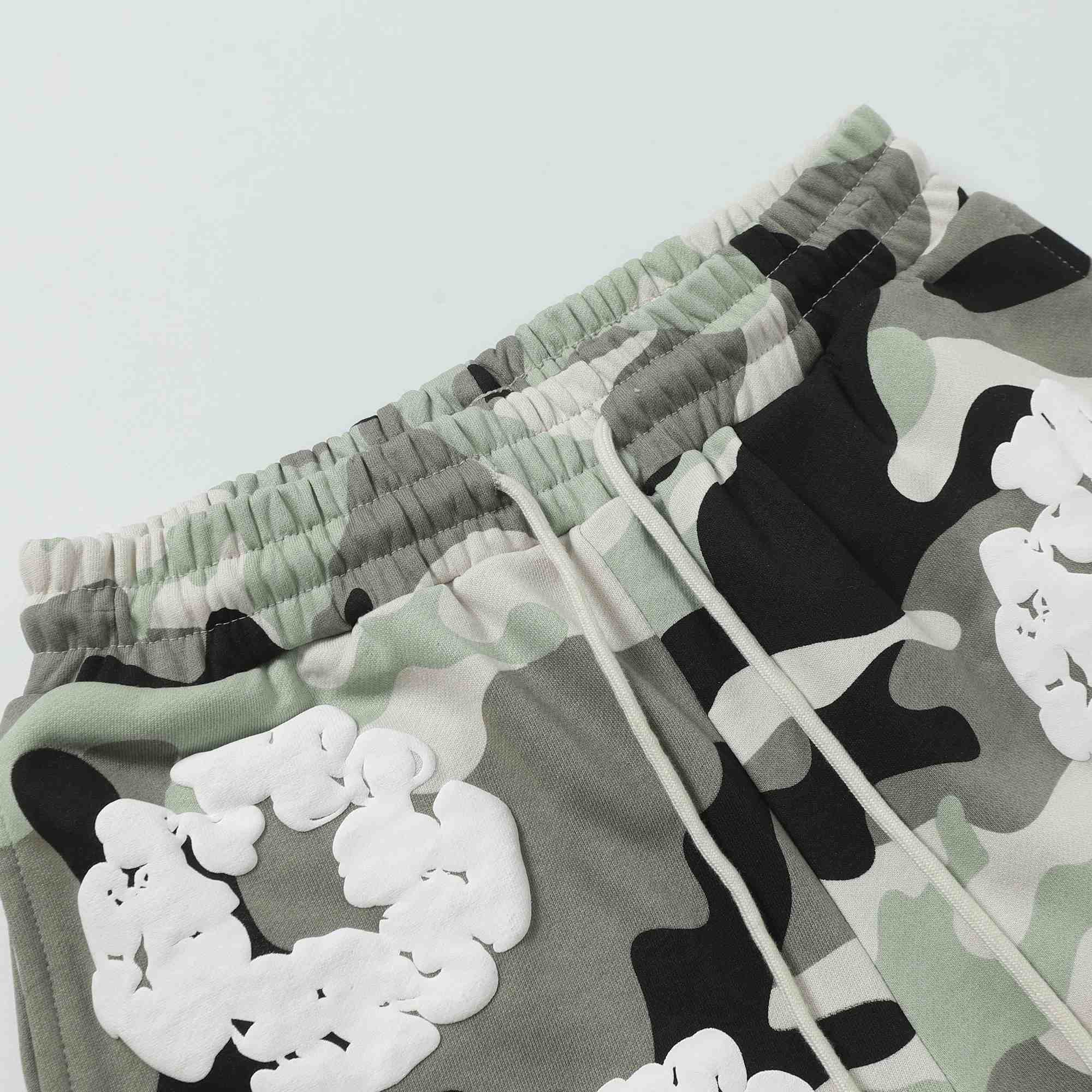 Denim Tears Camo Sweat Shorts - DopestKickz