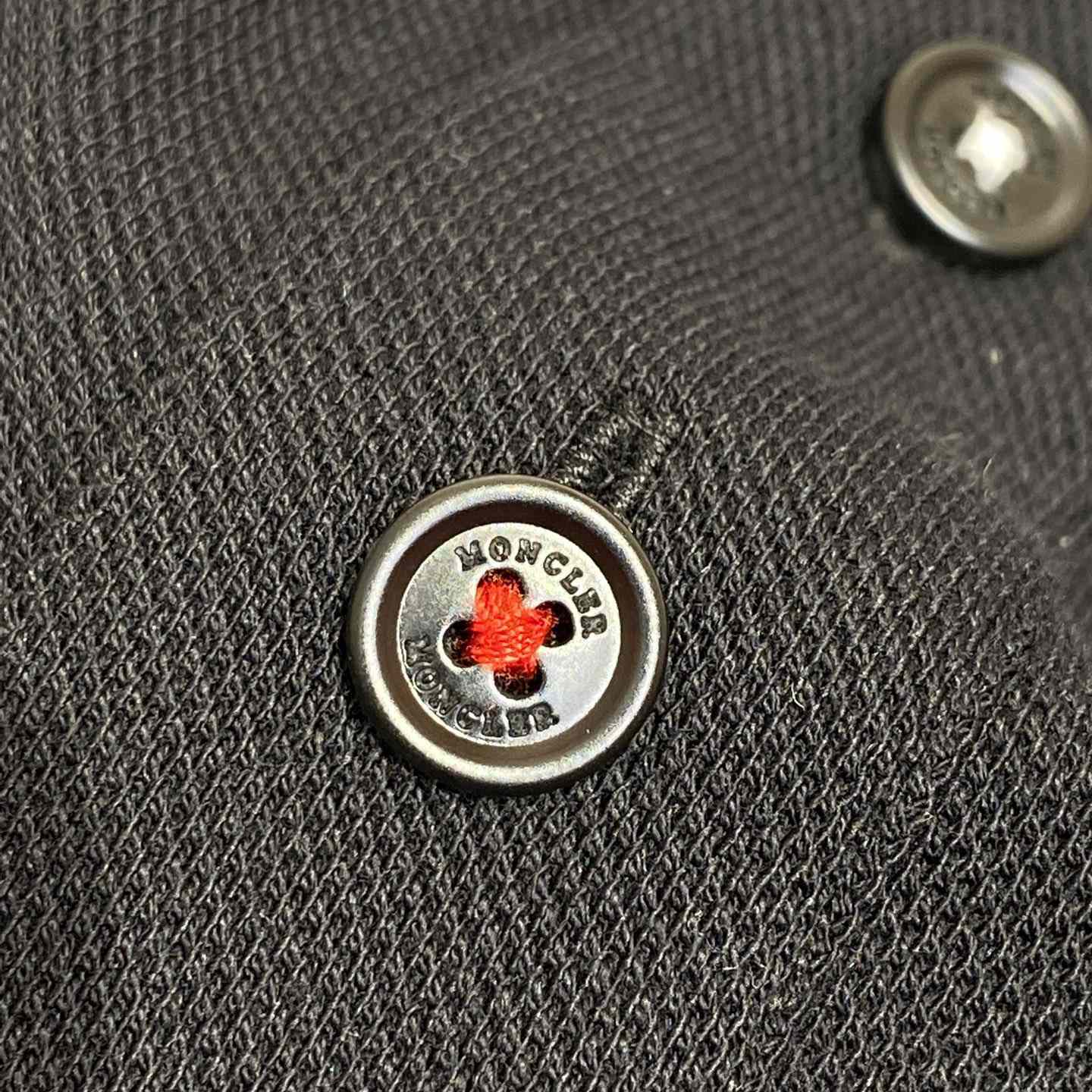 Moncler Logo Cotton Polo Shirt - DopestKickz