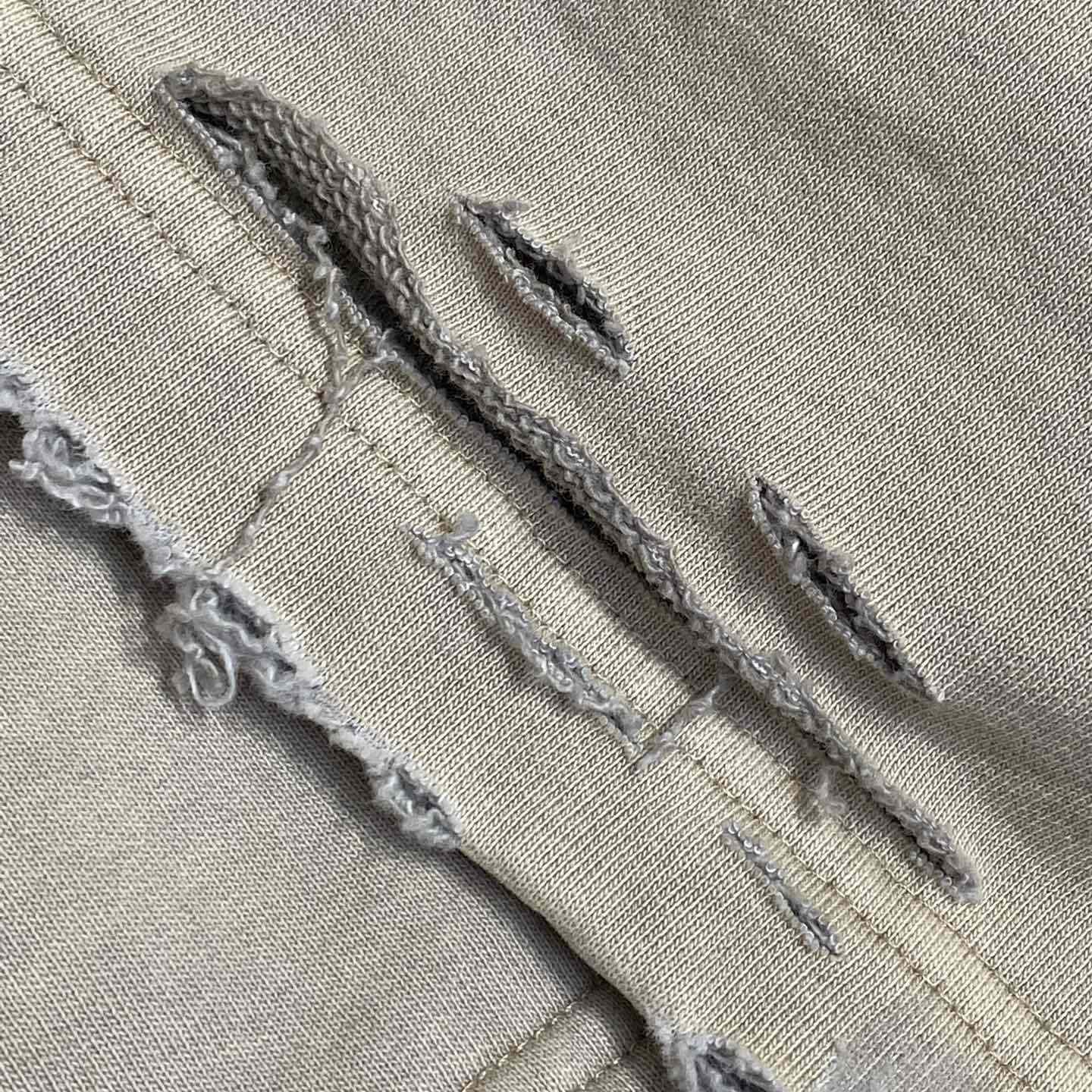 Balenciaga Y2K Baggy Sweatpants In Light Beige - DopestKickz