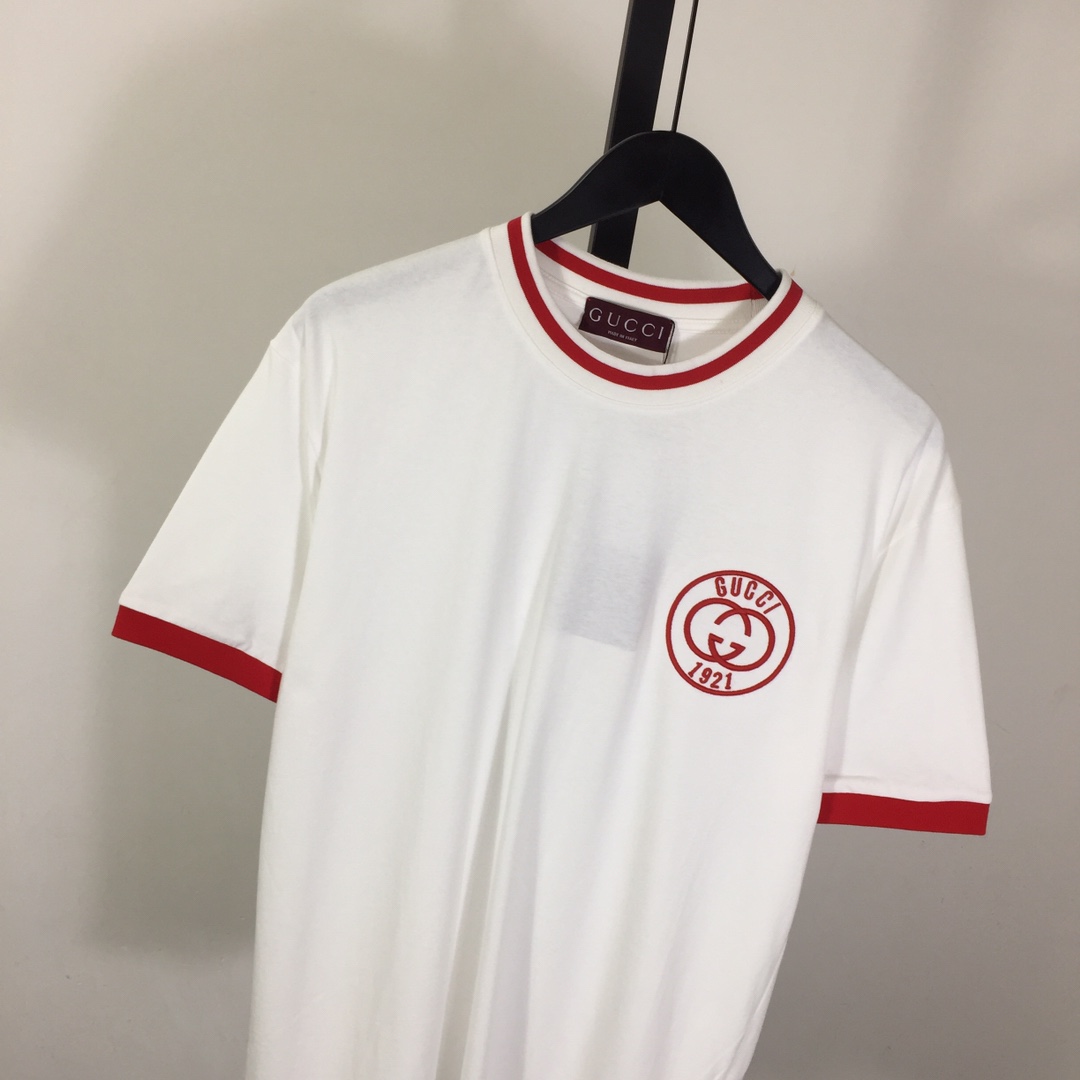 Gucci Cotton Jersey T-shirt With Embroidery - DopestKickz