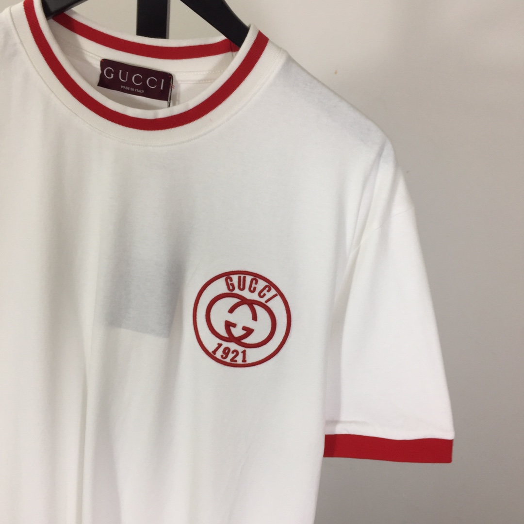 Gucci Cotton Jersey T-shirt With Embroidery - DopestKickz