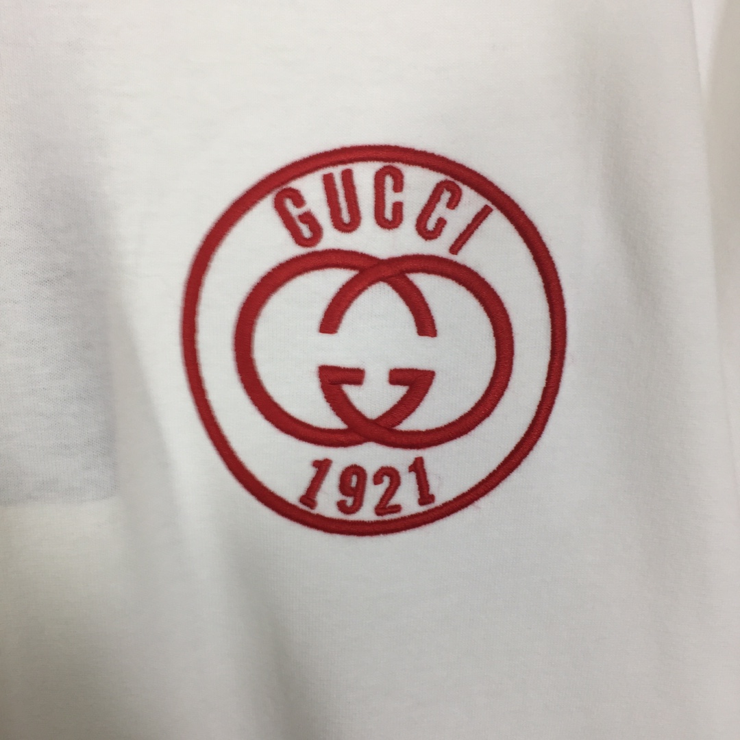 Gucci Cotton Jersey T-shirt With Embroidery - DopestKickz