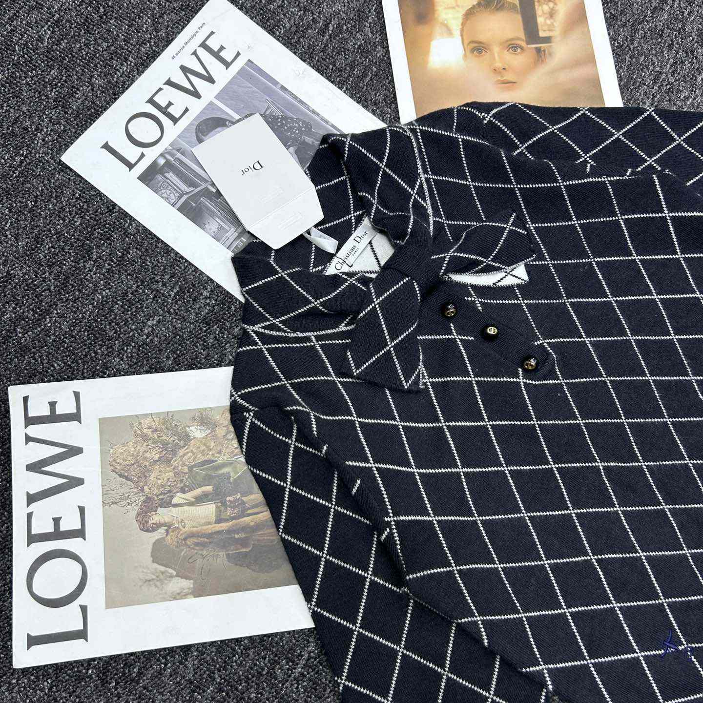 Dior Tied Collar Sweater  - DopestKickz