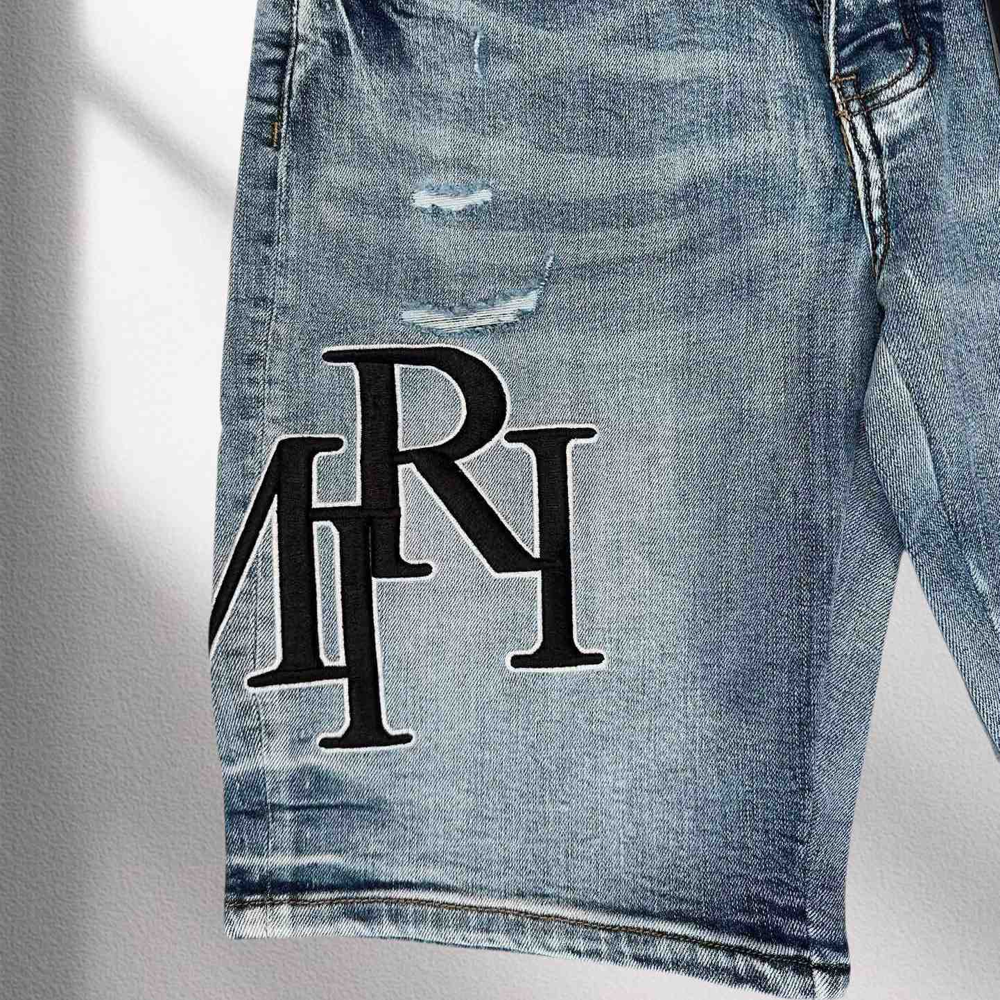 Amiri Denim Shorts     8001 - DopestKickz