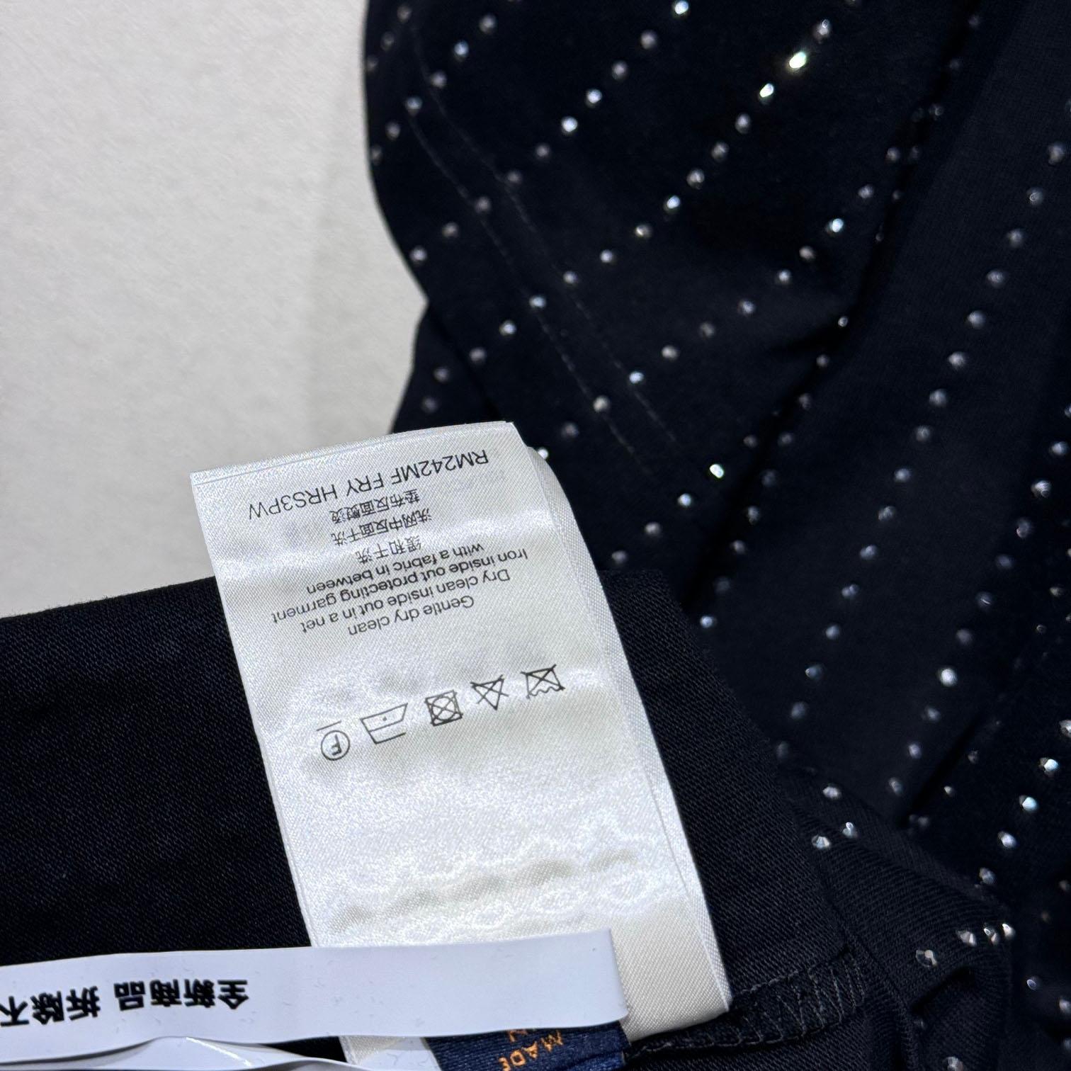 Louis Vuitton Crystal Embellished Cotton T-Shirt   1AFYDU - DopestKickz
