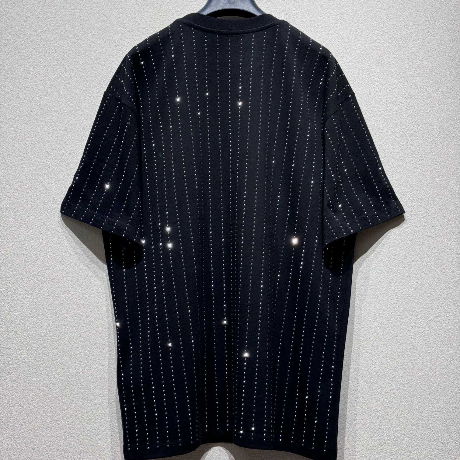 Louis Vuitton Crystal Embellished Cotton T-Shirt   1AFYDU - DopestKickz