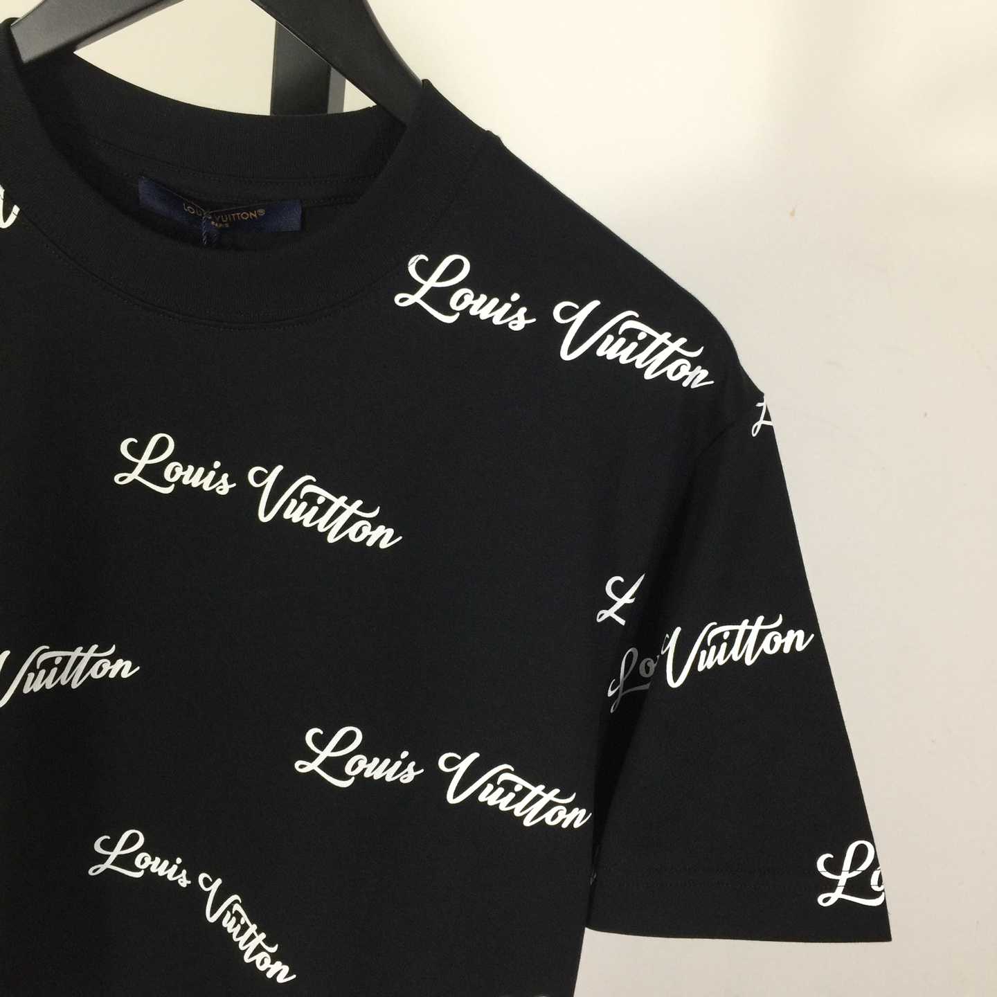 Louis Vuitton Logo Cotton T-Shirt - DopestKickz