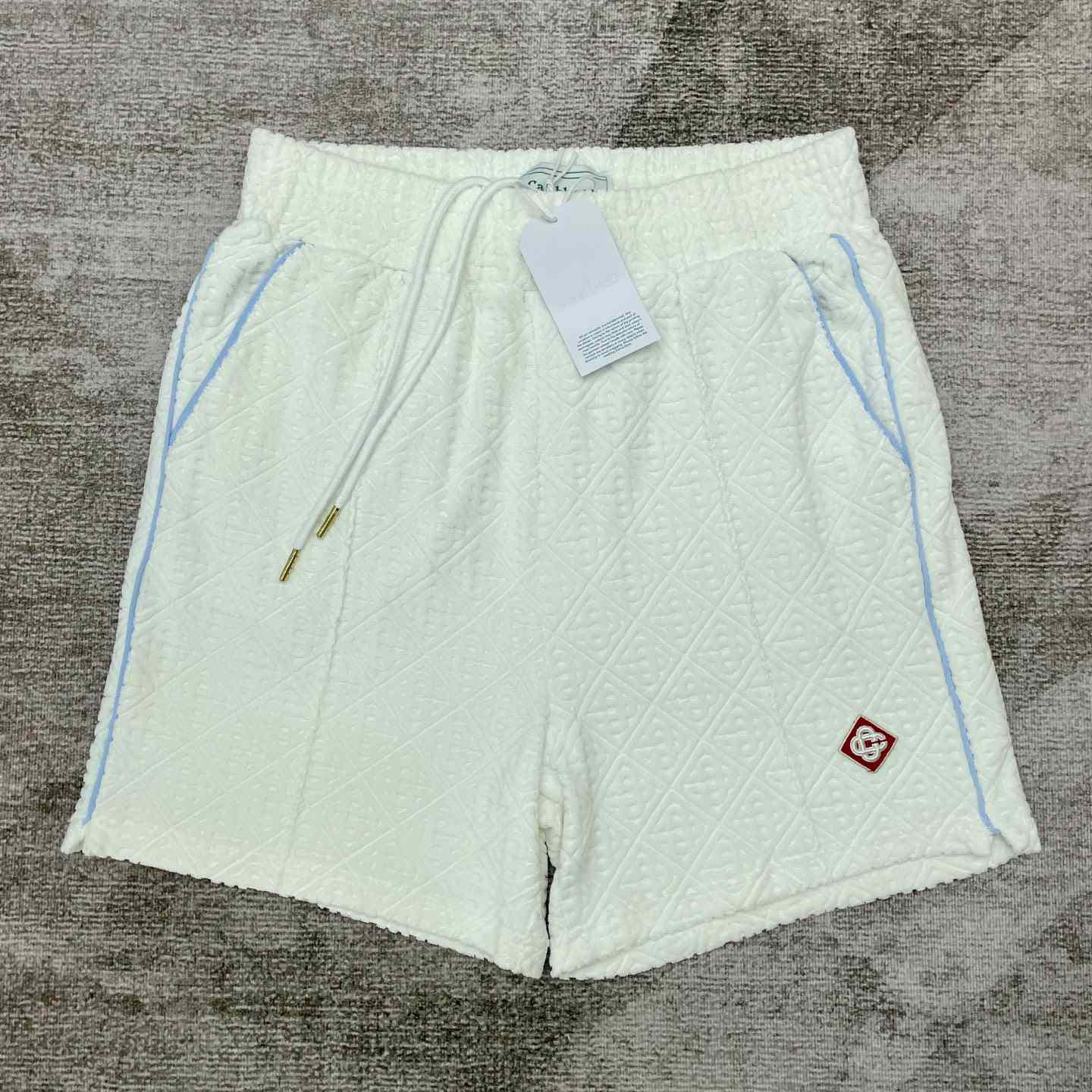 Casablanca Monogram Terry Shorts   c960 - DopestKickz
