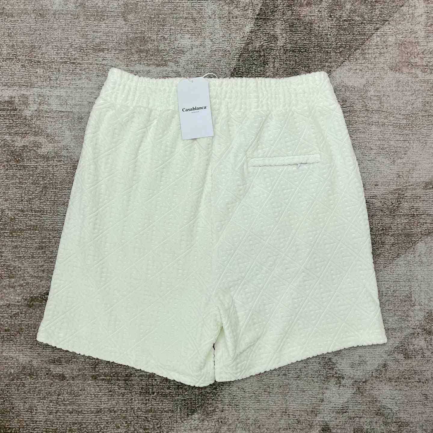 Casablanca Monogram Terry Shorts   c960 - DopestKickz