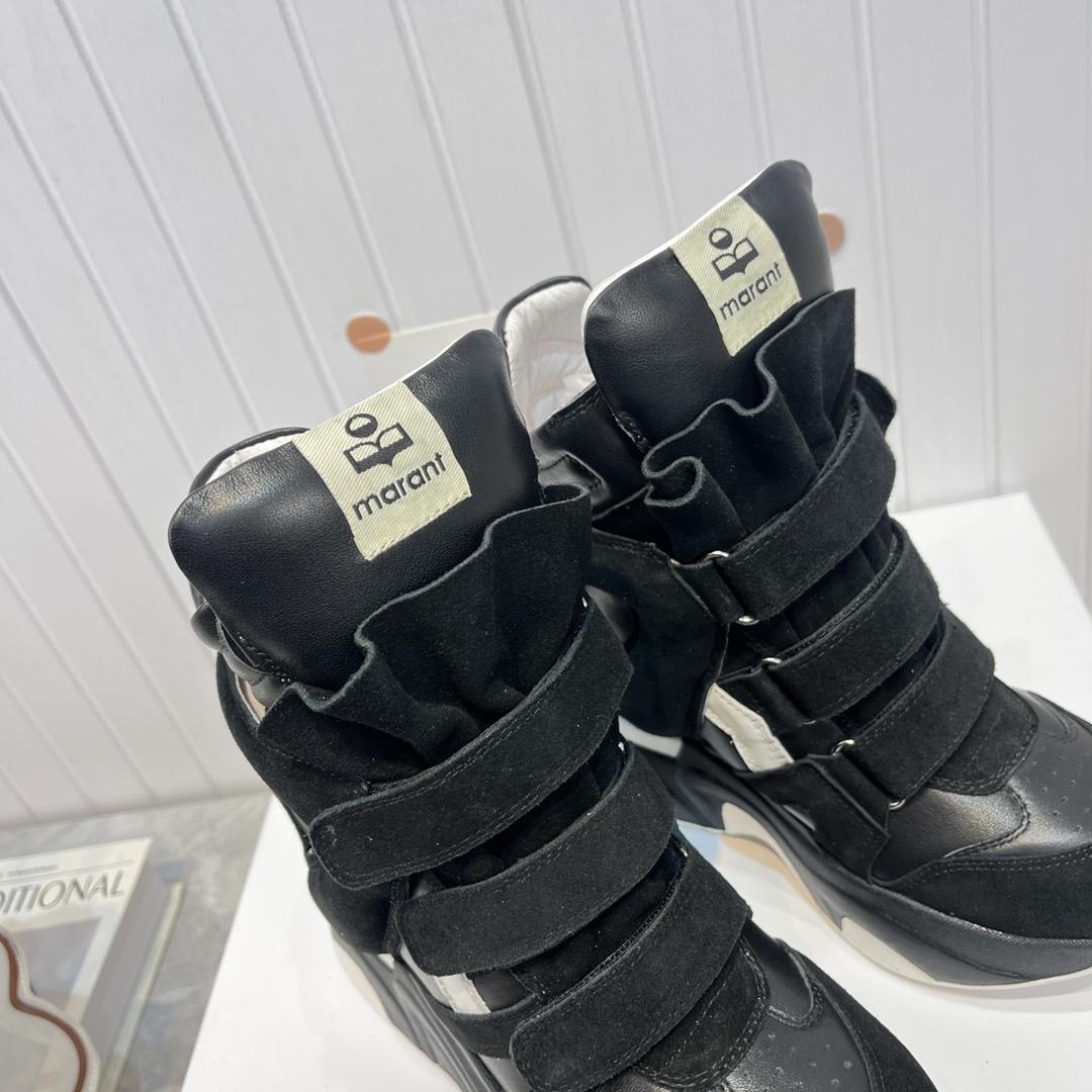 Isabel Marant Balskee High-Top Wedge Sneakers  - DopestKickz