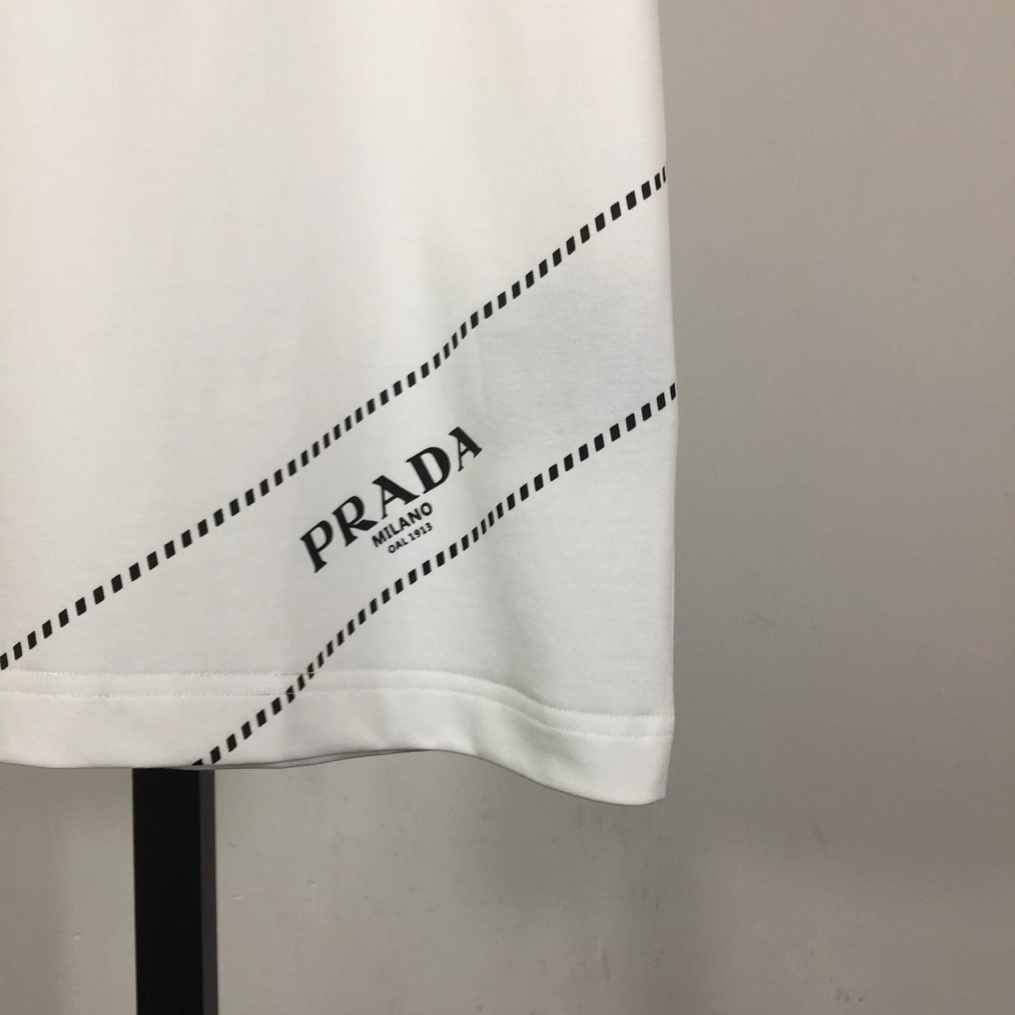 Prada Cotton T-Shirt - DopestKickz