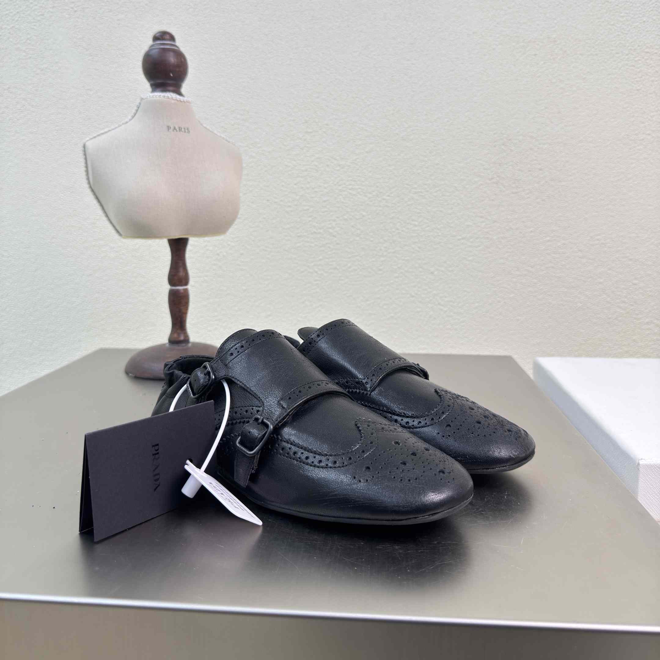 Prada Shuffle Double Monk Strap Shoes - DopestKickz
