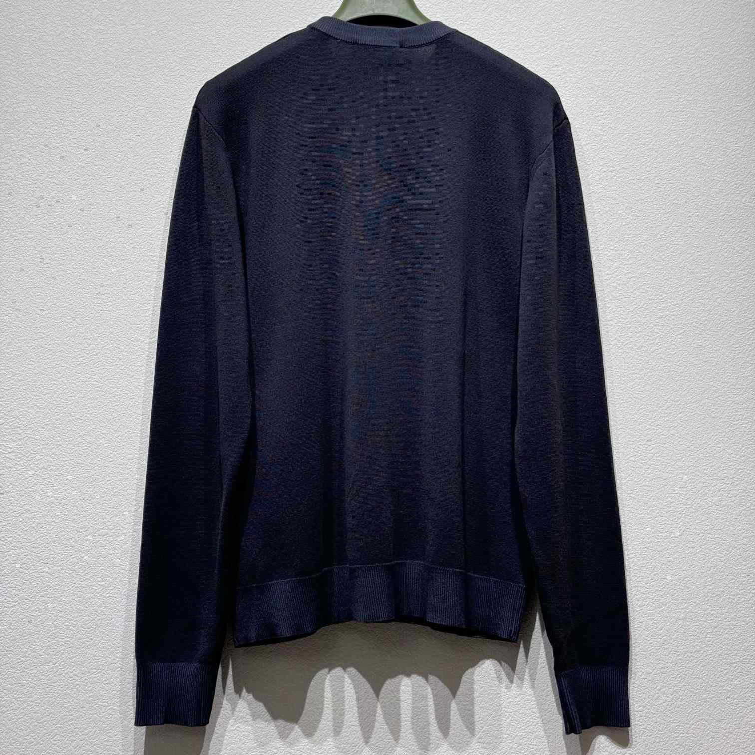 Gucci Silk Cotton Jumper With Intarsia - DopestKickz