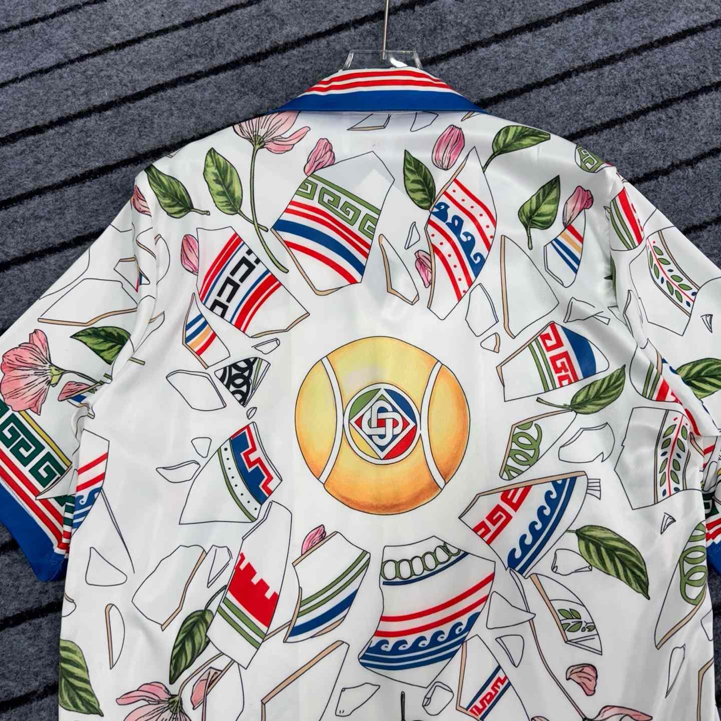 Casablanca Le Vase Brise Silk Shirt - DopestKickz