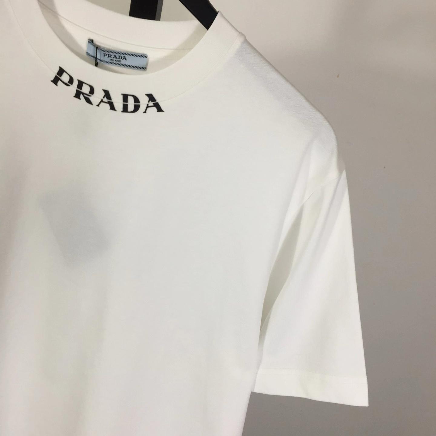 Prada Cotton T-Shirt - DopestKickz