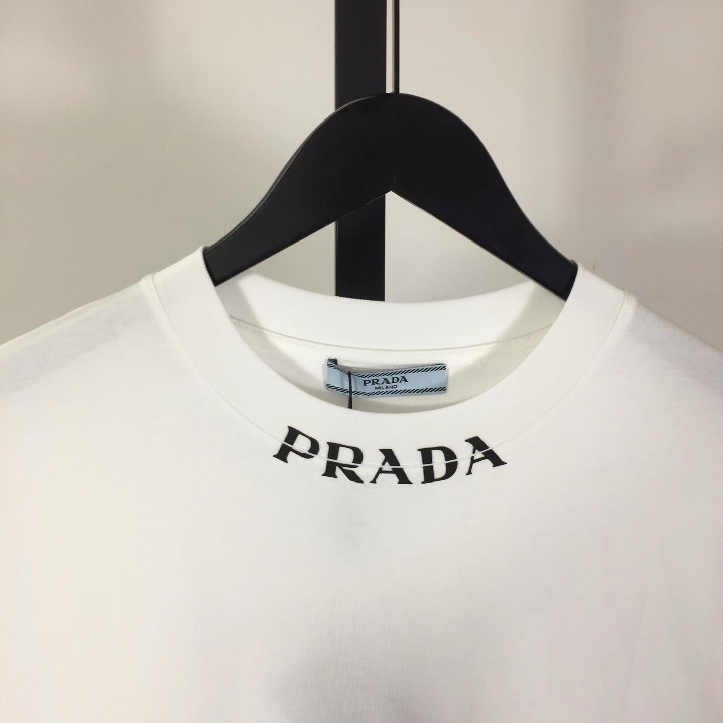 Prada Cotton T-Shirt - DopestKickz