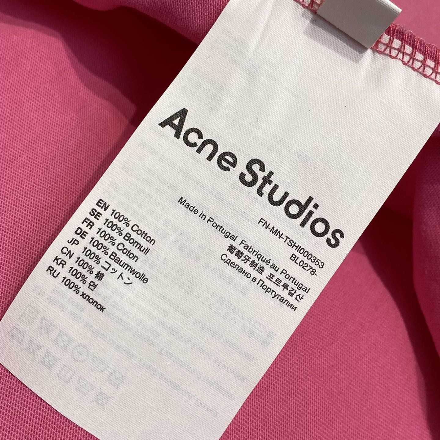Acne Studios Logo T-shirt - Relaxed Fit - DopestKickz