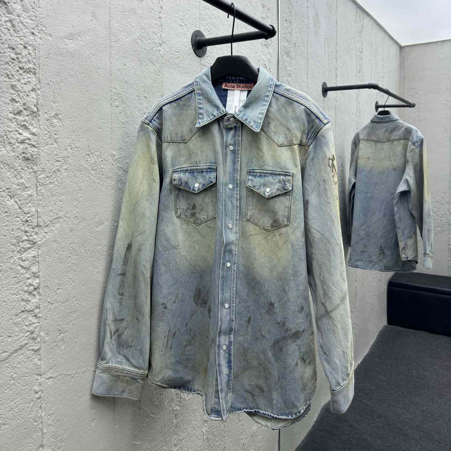 Acne Studios Denim Shirt - Relaxed fit - DopestKickz