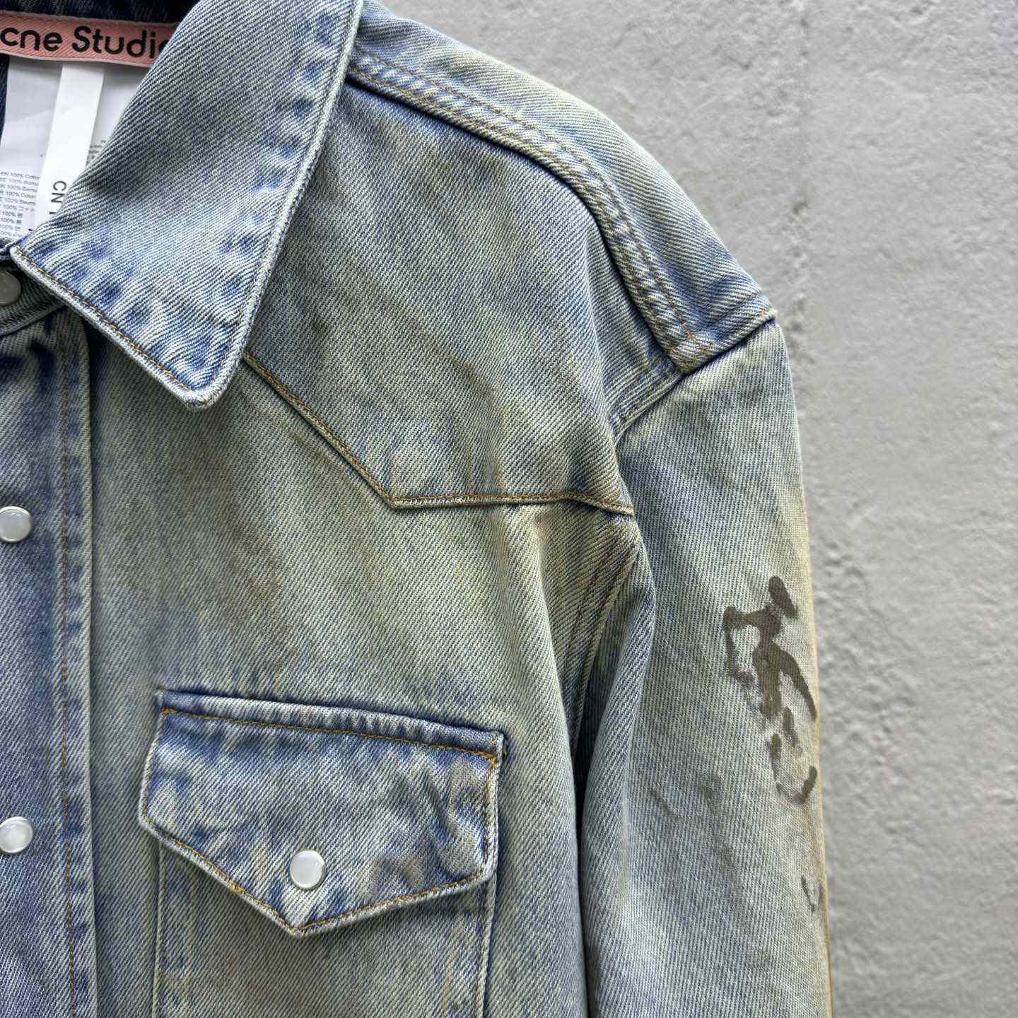 Acne Studios Denim Shirt - Relaxed fit - DopestKickz