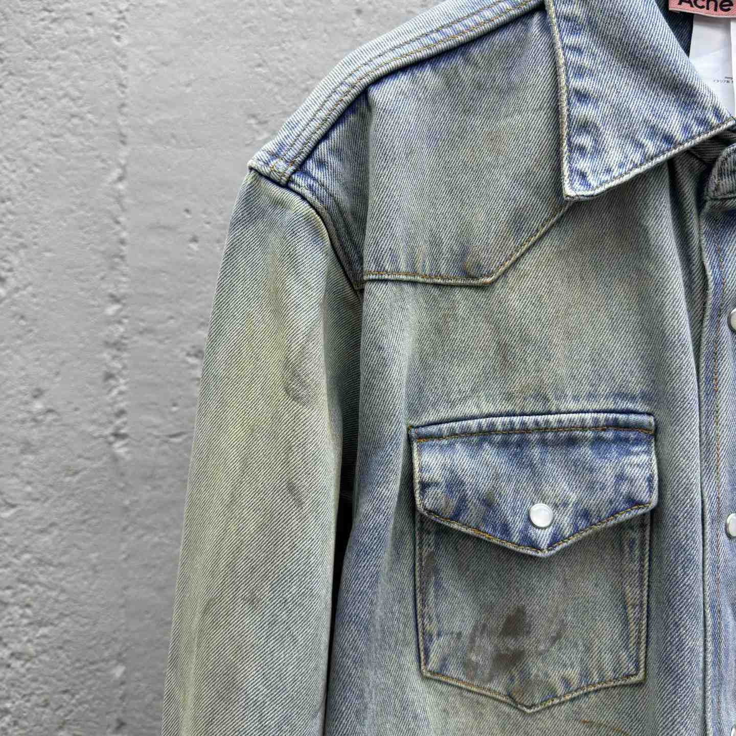 Acne Studios Denim Shirt - Relaxed fit - DopestKickz