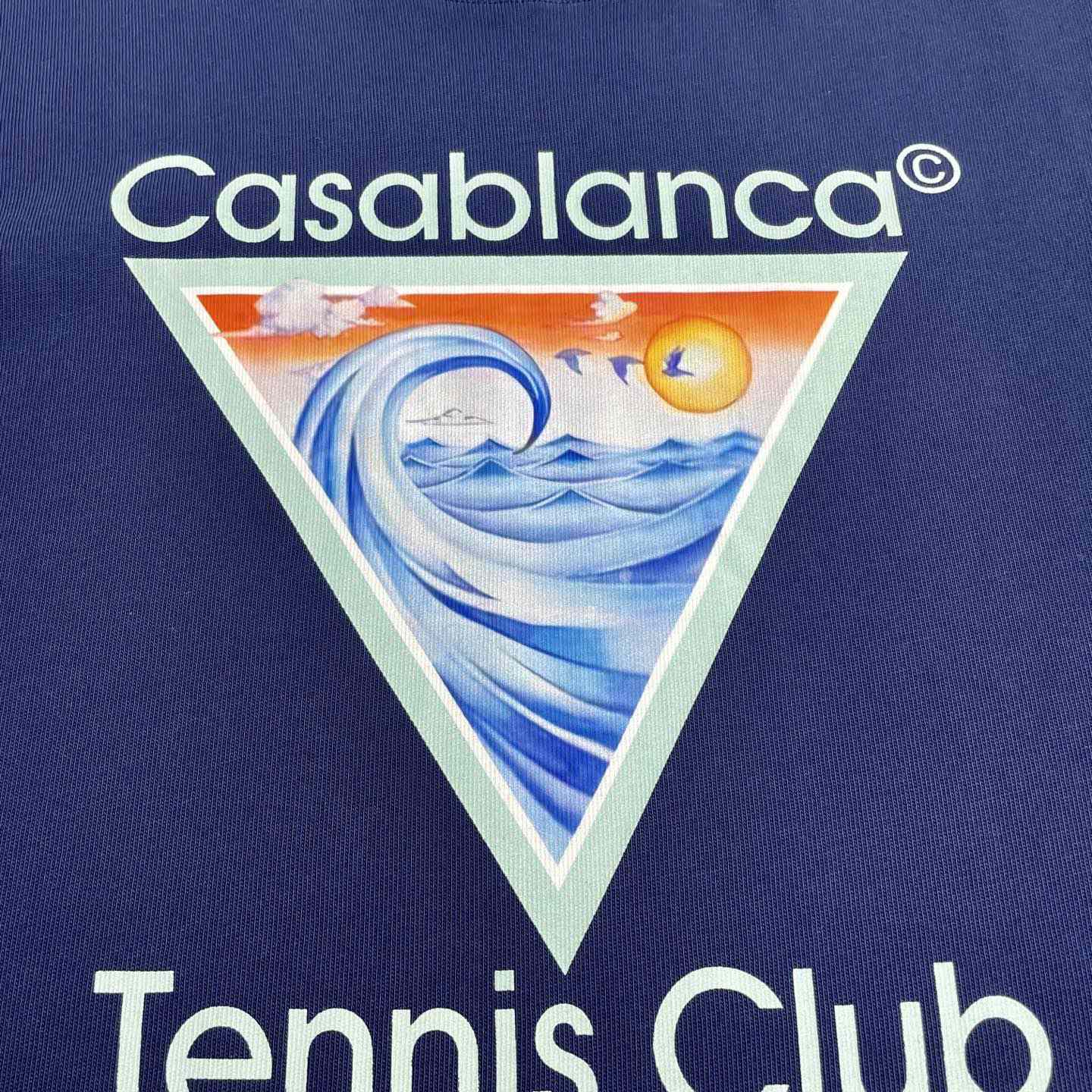 Casablanca Tennis Club Icon T-shirt   C972 - DopestKickz