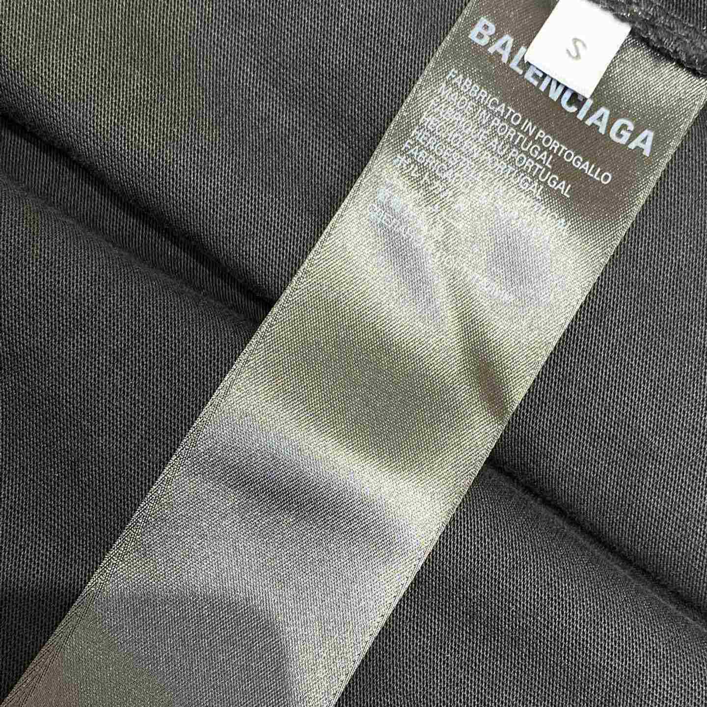 Balenciaga Political Campaign Layered T-shirt In Black - DopestKickz