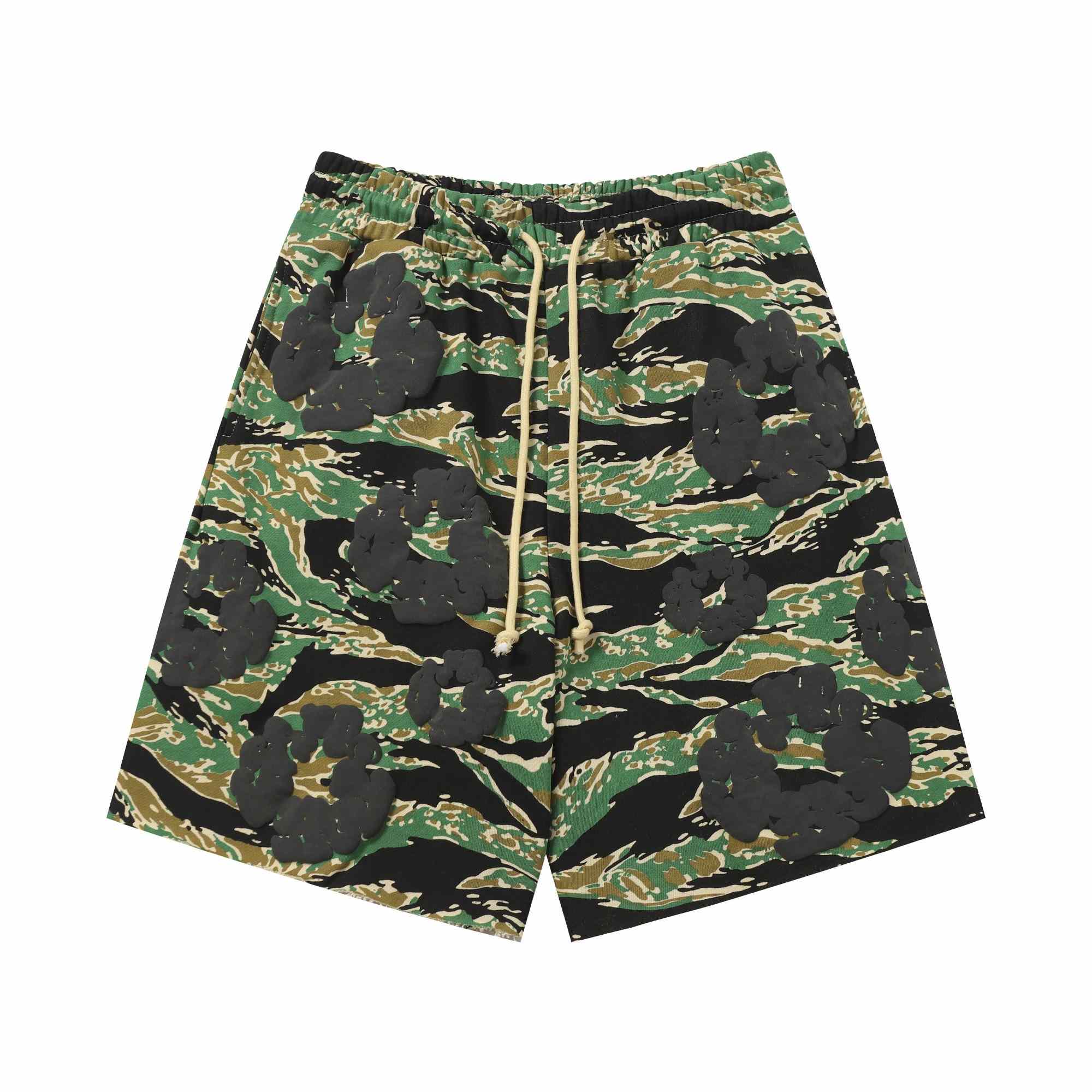 Denim Tears Camo Sweat Shorts - DopestKickz