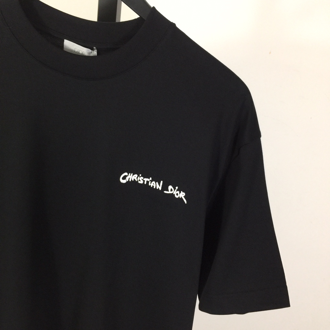 Dior Embossed Logo T-Shirt - DopestKickz